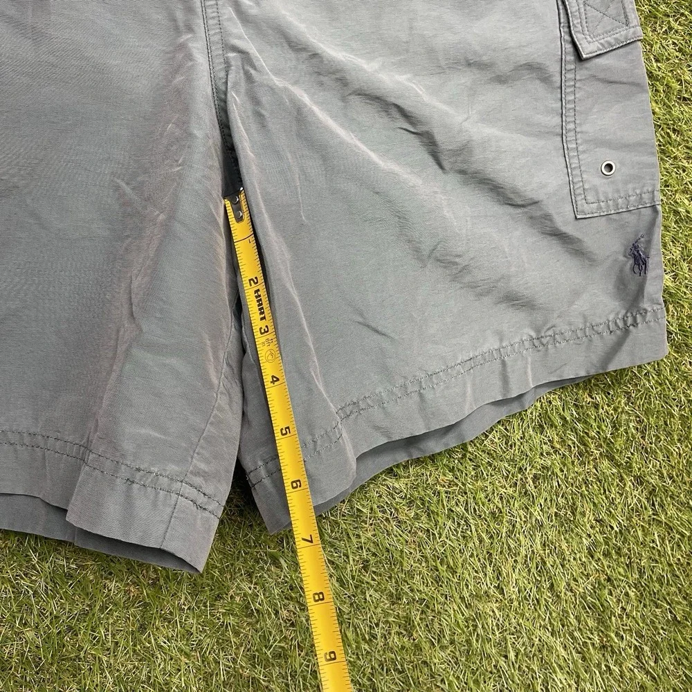 Vintage Polo Sport Swim Trunks Mens Large Ralph Lauren Mesh Lined Shorts Cargo